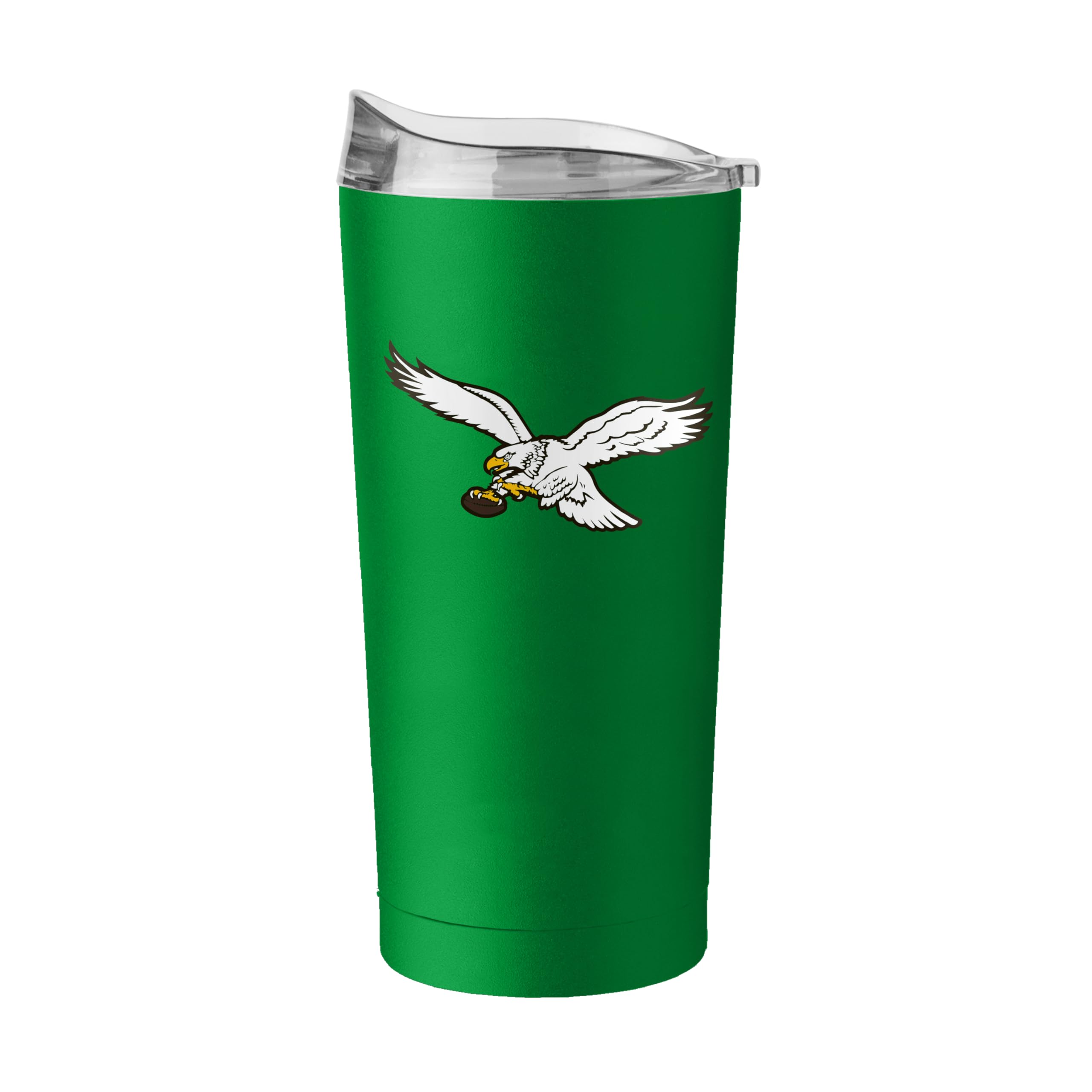 FANMATS NFL Philadelphia Eagles 20 oz Stainless Steel Tumbler — Powder-Coated | 20 Fluid Ounces | Vacuum Insulated | Team Color