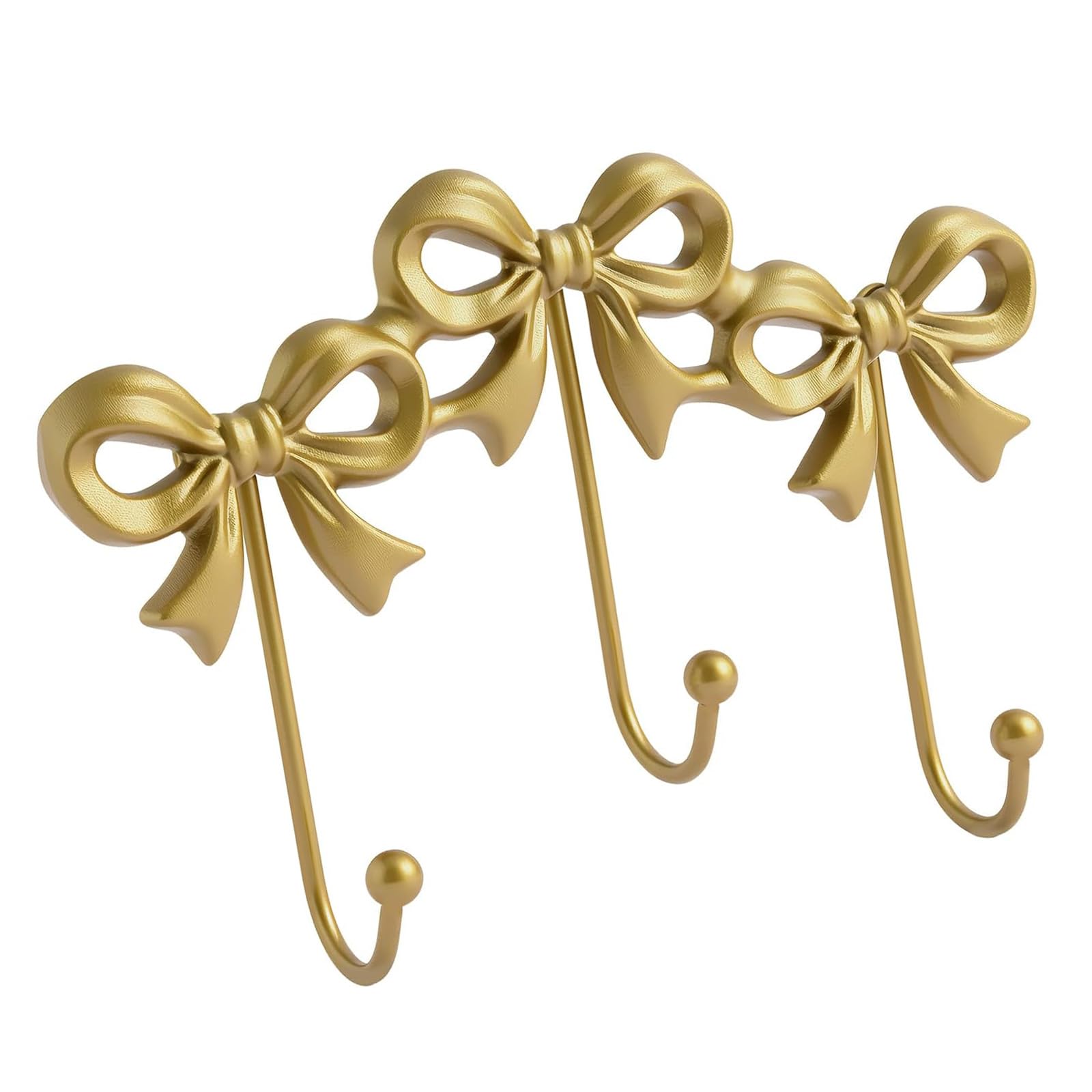 Our Fave Multicolor Alloy Bowknot Wall Hook Rustproof Entryway Bathroom With Easy Mounting Wall Hook For Storage