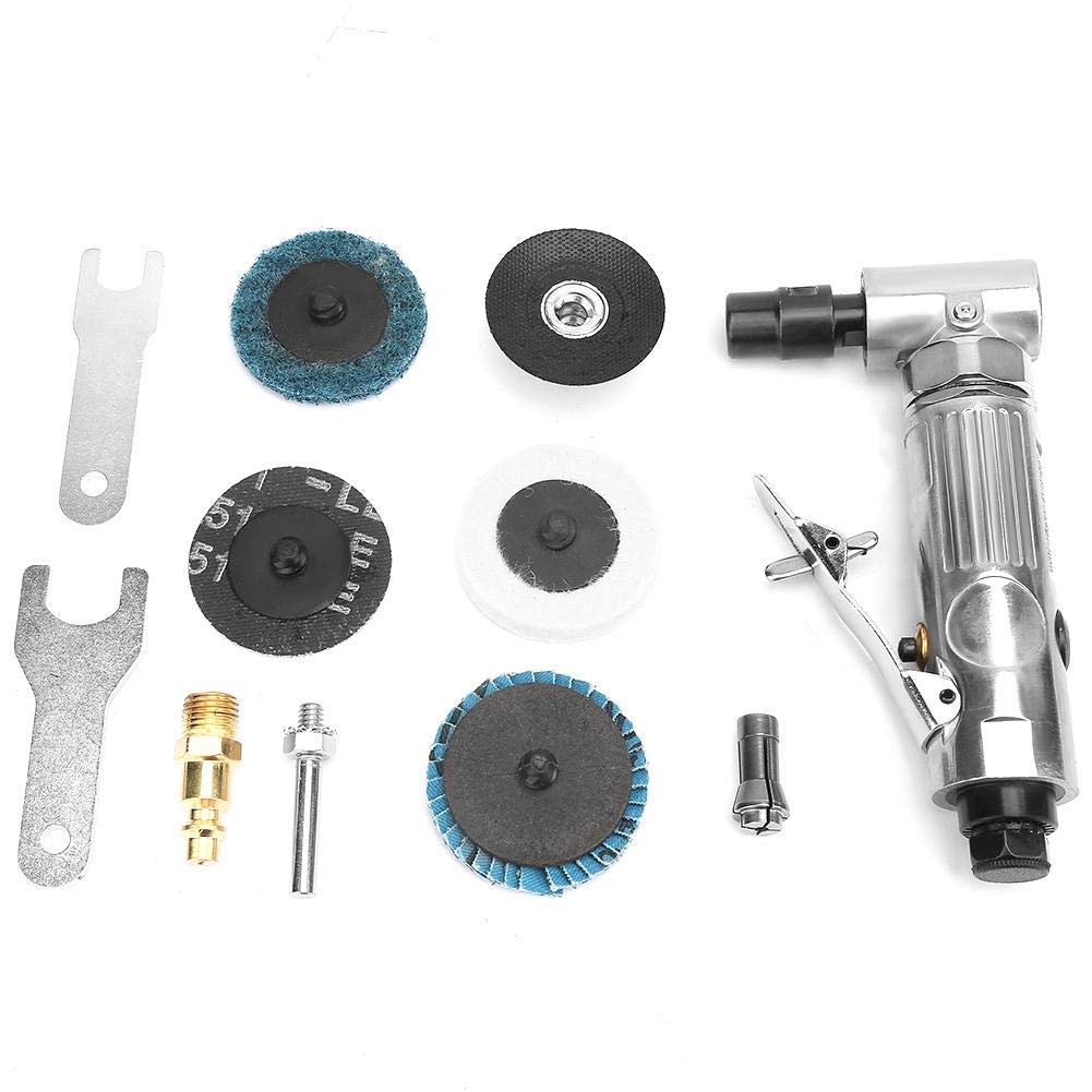 90 Degree Angle Air Die Grinder Kit, Air Die Grinder, Air Operated Tools with 2Inch Grinding Disc MBSP for Compressing