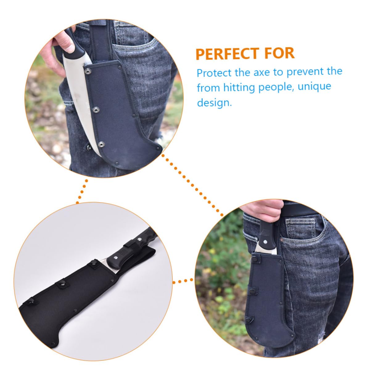 SUPVOX 2pcs Hatchet Axe for Camping Oxford Cloth Cover Hatchet Protective Sheath Easy Hanging Waist