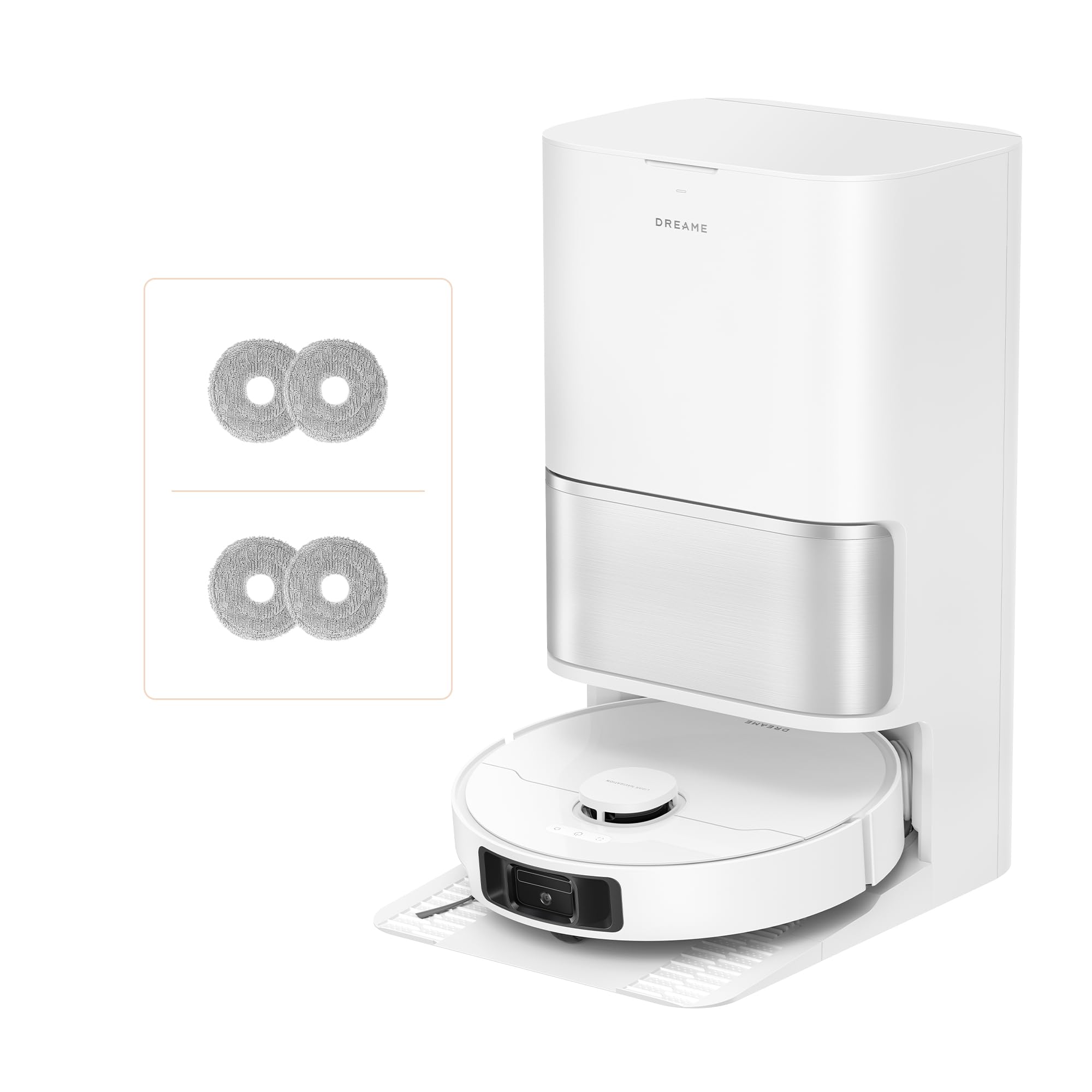 DREAME L10s Ultra Gen 3 Kit staubsauger mit wischfunktion mit einer Saugkraft von 25.000 Pa, Seitenbürste und Mopp ausfahrbar, selbstreinigende All-in-One-Dockingstation, Steuerung per App und Sprache