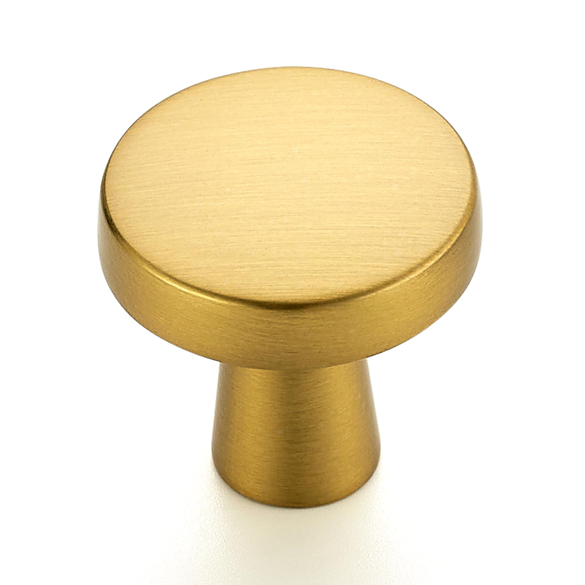 Lot de 5 mini boutons ronds dorés 2,5 cm pour tiroirs de commode