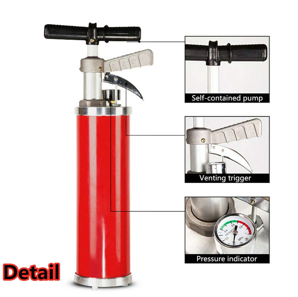 Desatascador de desagüe, bomba de limpieza multifuncional de 0,7 MPa, potente pistón de desagüe, bomba de limpieza para diámetro de tubo: 30 – 130 mm, inodoro, baño, ducha, cocina