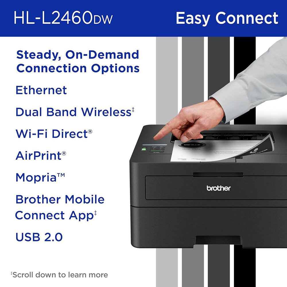 Amazon.co.jp: Brother HL-L2460DW ワイヤレスモノクロレーザー