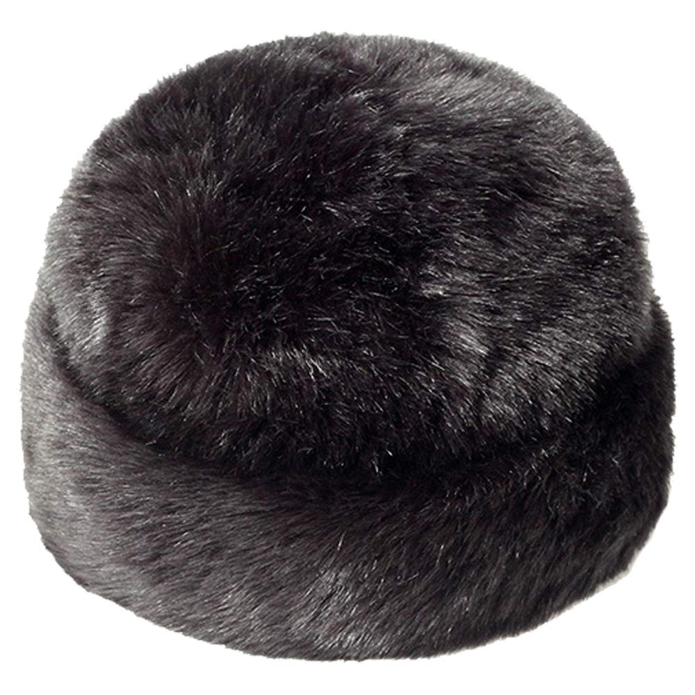 Faux Fur Docker Caps Landlord Hat Adjustable Hip Hop Hats Rolled Cuff Retro Brimless Sailor Hat for Men Women