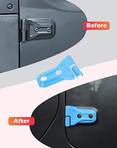 Vista 75 de JeCar - Bisagra para puerta, accesorios exteriores para Jeep Wrangler