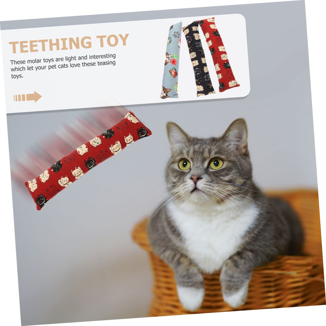 Supvox 9stücke Teiliges Katzenminze Kissen Spielzeugset Für Interaktive Beschäftigung Zum Beißen Und Kauen Fördert Die Zahngesundheit Spielverhalten Von Katzen
