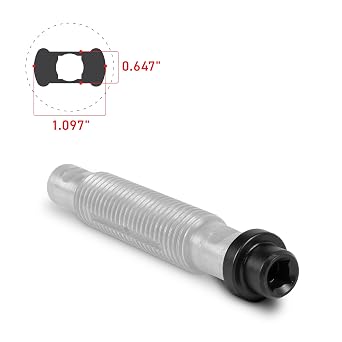 Tiger Tool Leaf Spring Pin Socket Set, Complete Set to Remove and Install Threaded Spring & Shackle Pins on Class 6 8 Commercial Heavy Duty Trucks & Equipment, 15111
