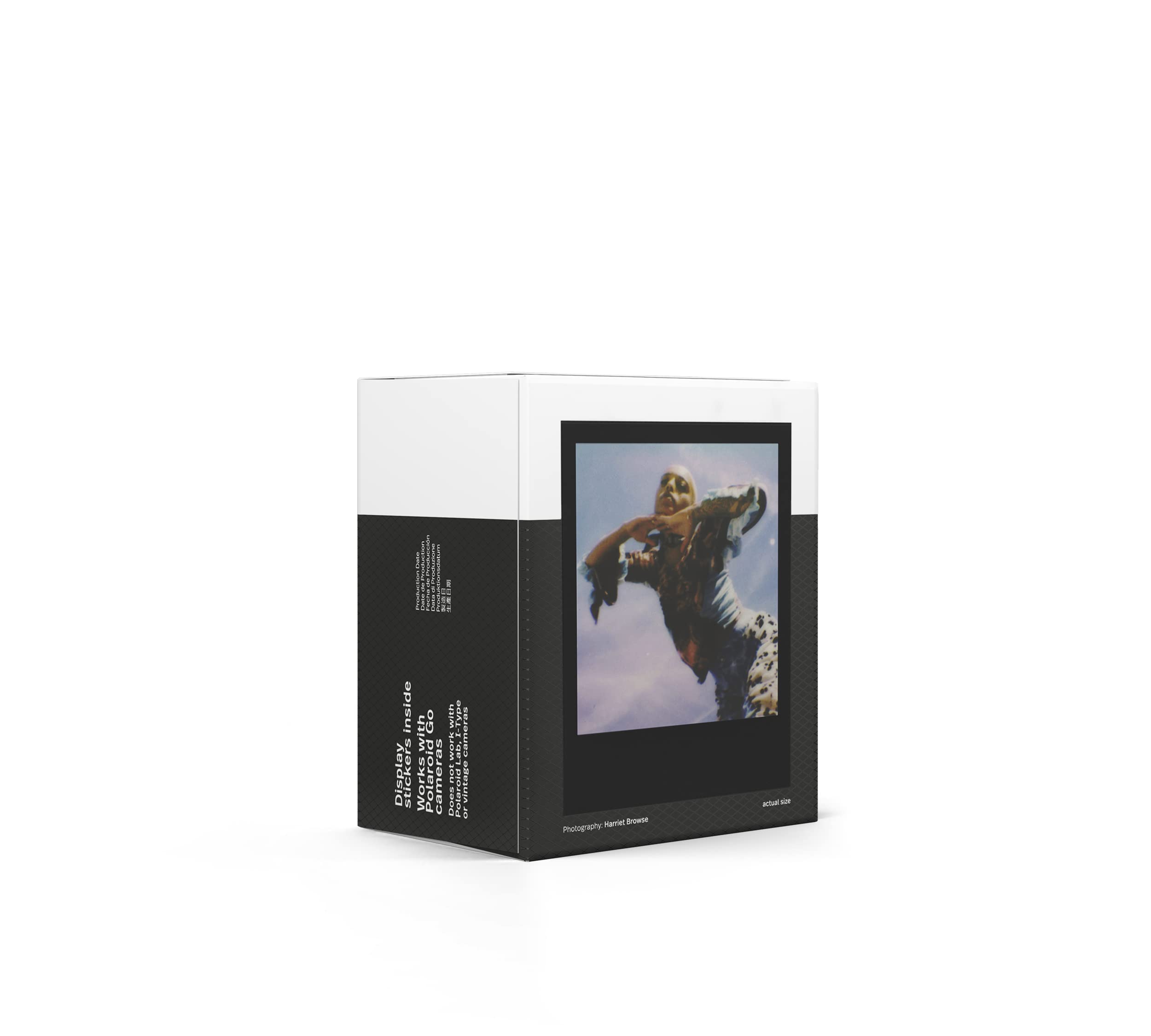 Polaroid Go - Film Istantaneo a Colori Con Cornice Nera e Film Compatibile - Confezione Doppia, 16 Foto Istantanee