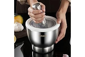 5 INCH STAINLESS STEEL MORTAR AND PESTLE SET