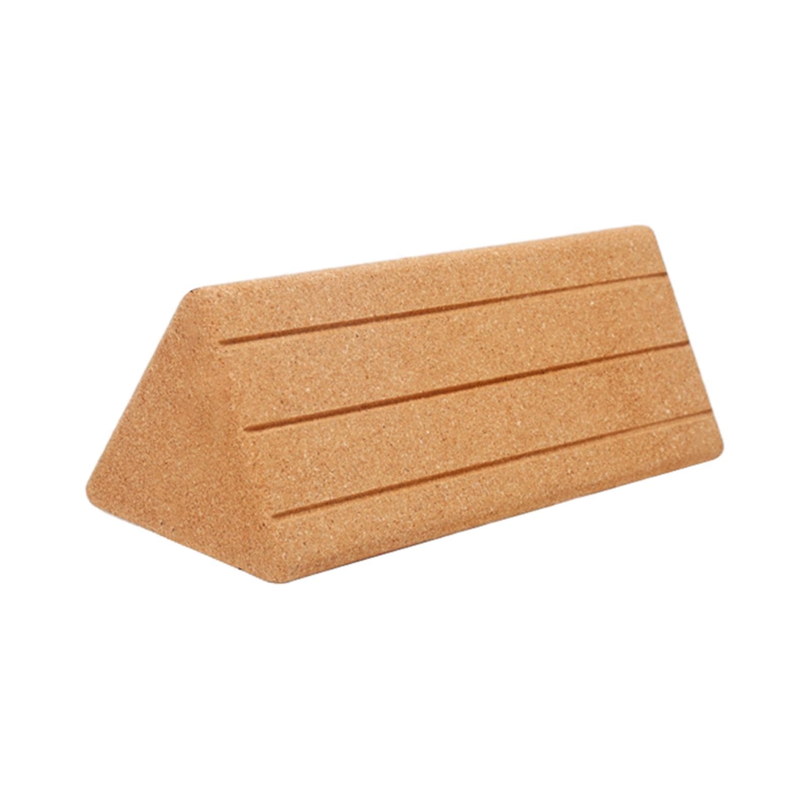 SECRET DESIRE Cork Yoga Block Soft Cork Yoga Brick for Fitness Balance Training Meditation 30cmx12cmx12.5cm-image-6