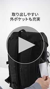 Amazon.co.jp: [サンワダイレクト] リュック フラップ付き 15.3