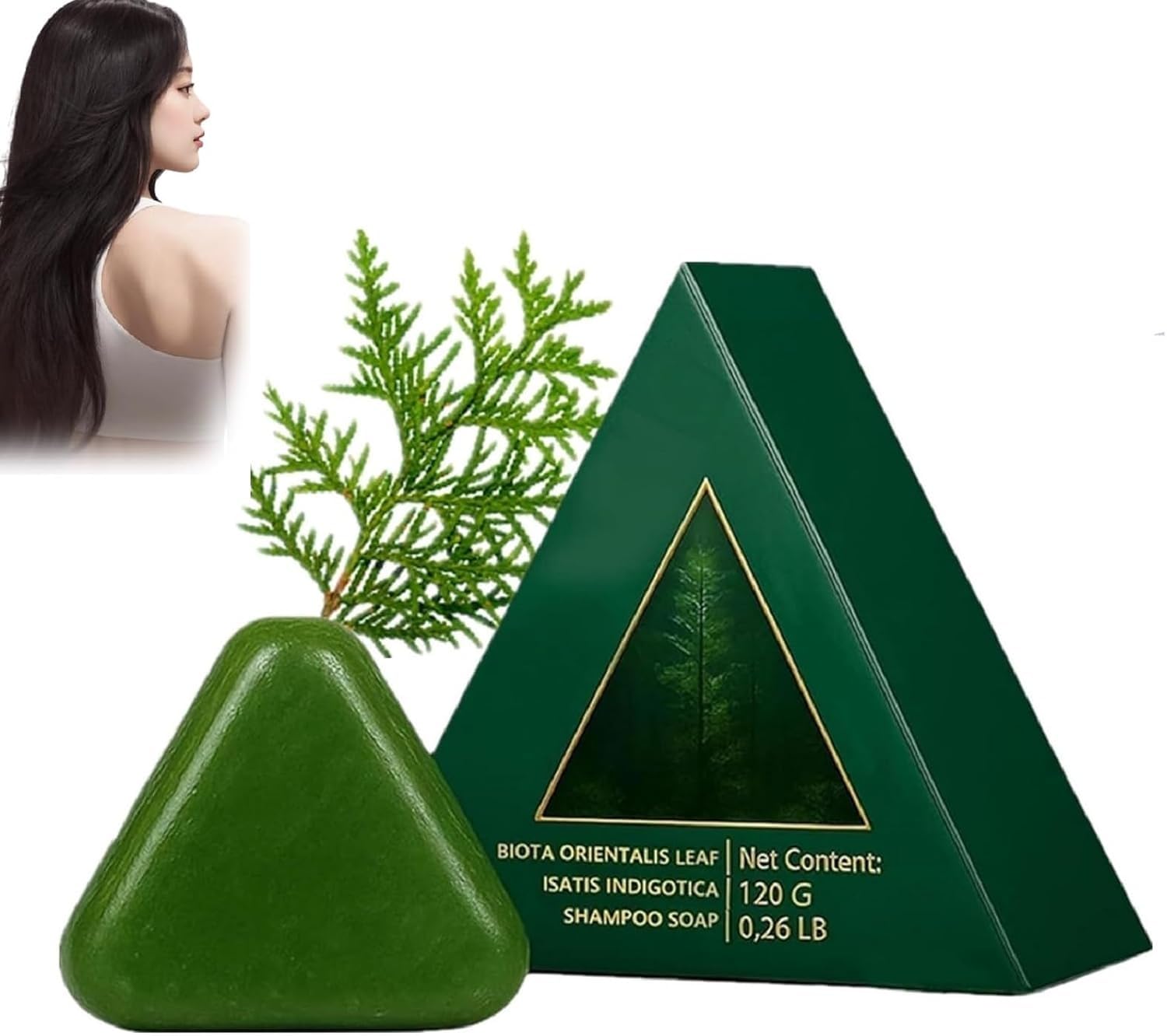 Shampoo Bar, Natural Usman Grass Glutinous Rice Water Solid Shampoo, Gently Cleanses and Nourishes, Suitable for All Hair Types, Oil Control and Fluffy Hair