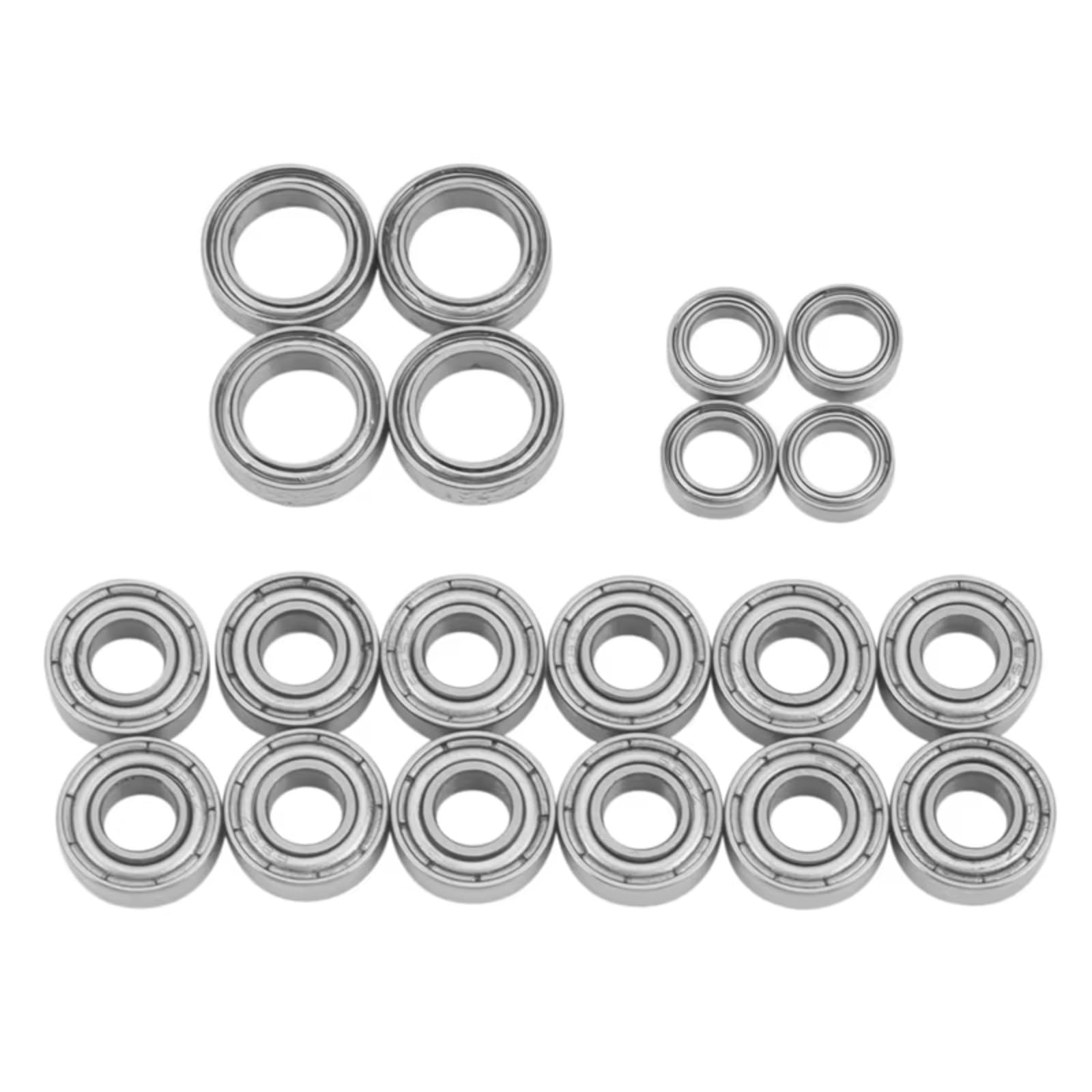 para Tamiya para TT01 TT01D TT01E TT01R DF02 1/10 Kit De 20 Rodamientos De Bolas Piezas De Actualización De Coche RC Piezas De Repuesto para Coche De Control Remoto Rodamientos Bolas RC