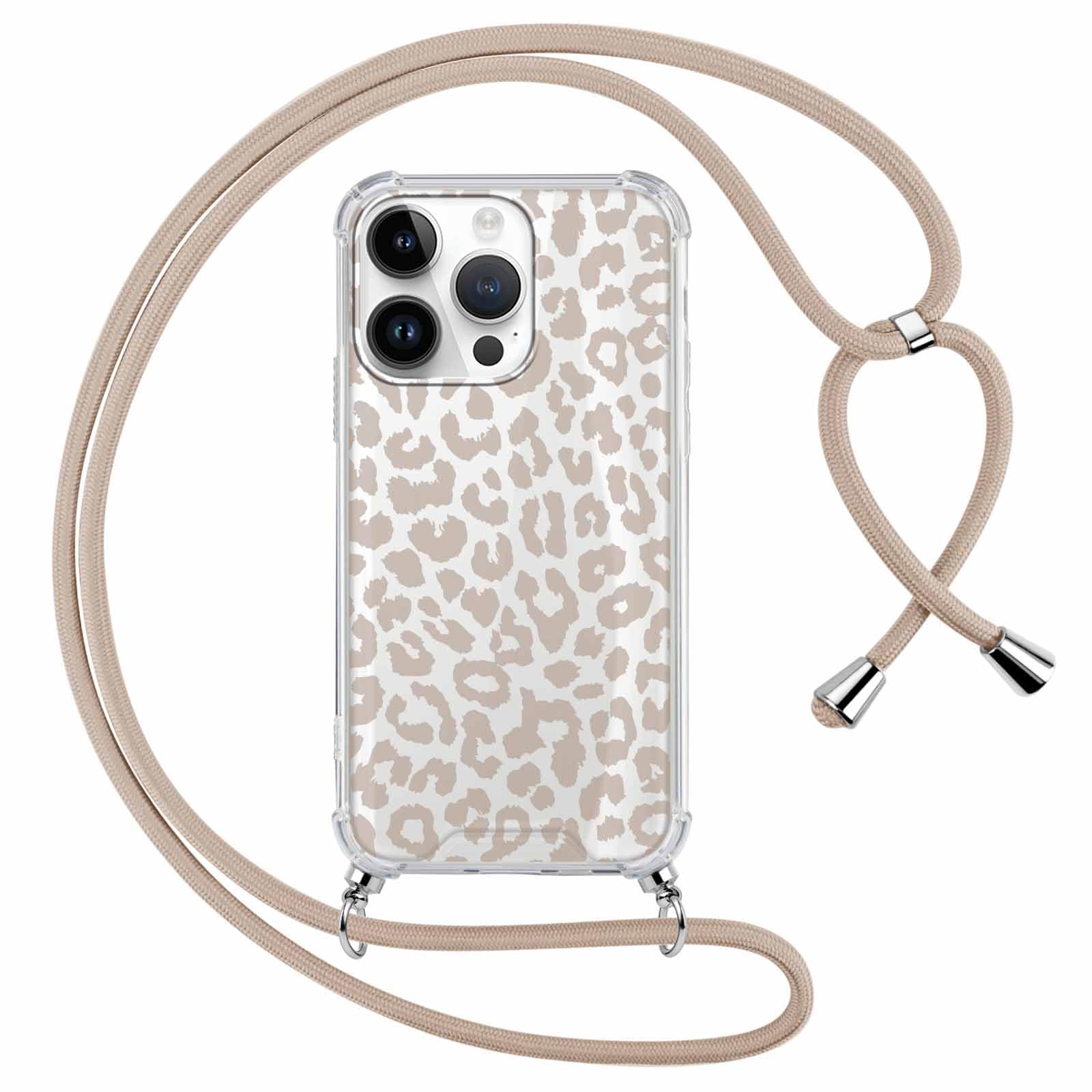 Xylota Coque Avec Cordon Pour IPhone 17 Pro Max, Aesthetic Léopard