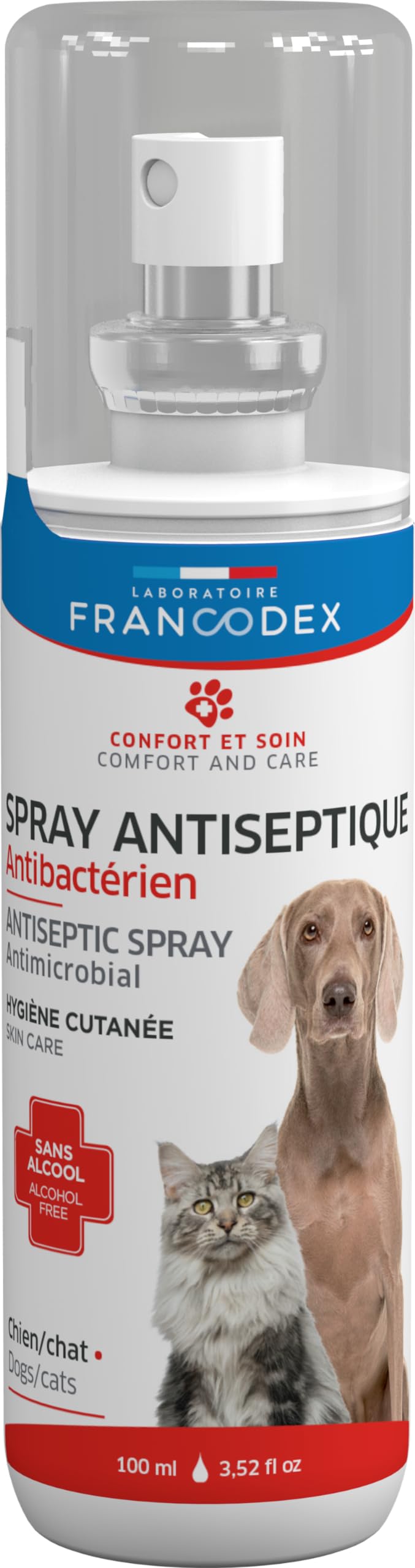 Francodex - Spray antiseptique pour Chien et Chat 100ml - Spray 100 ML
