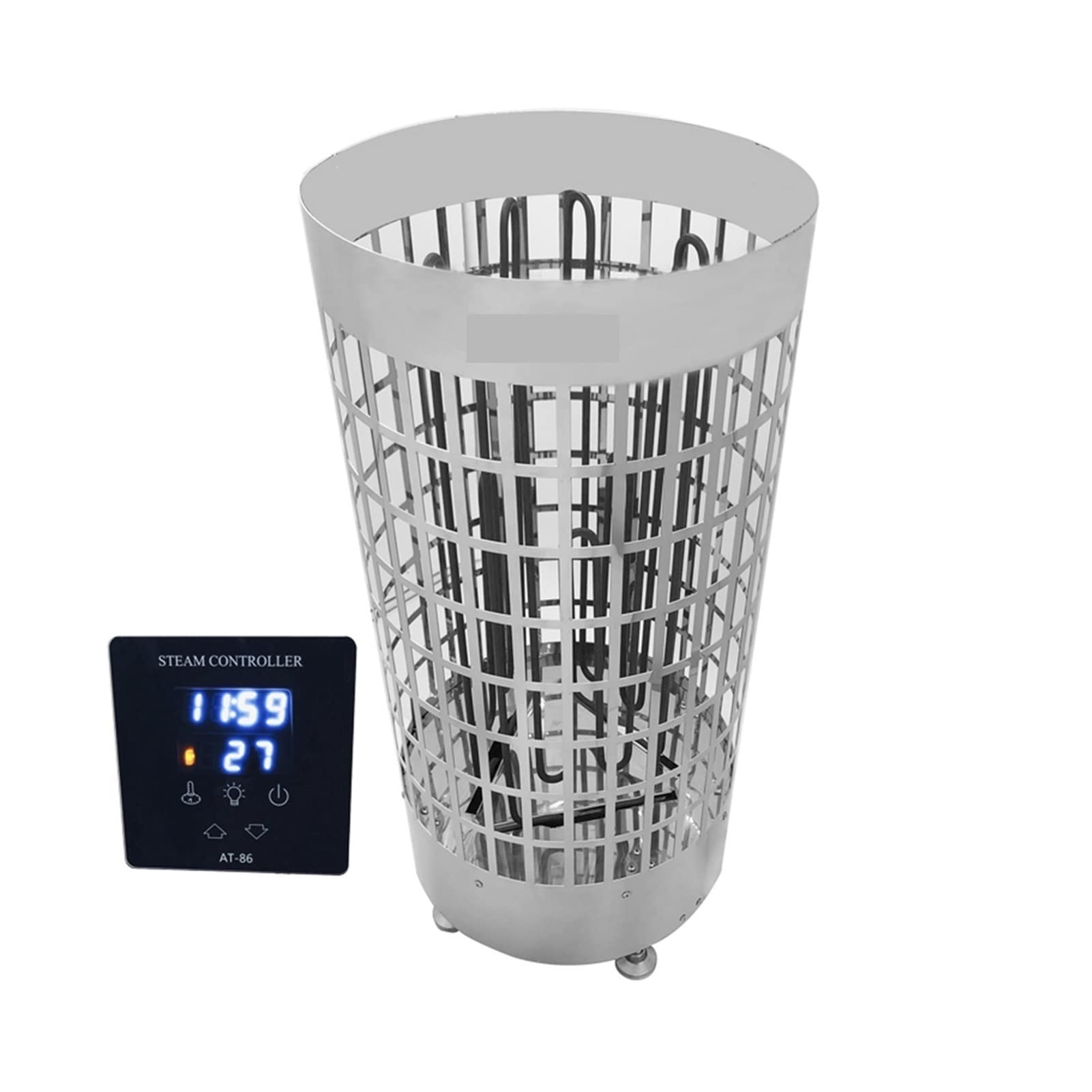 Poêle de Sauna 6 kW-18KW Sauna Chauffage Portable Intelligent à Chaleur sèche Sauna 1 5 KW Poêle de Chauffage à Sauna électrique avec contrôleur Interne(6kw)
