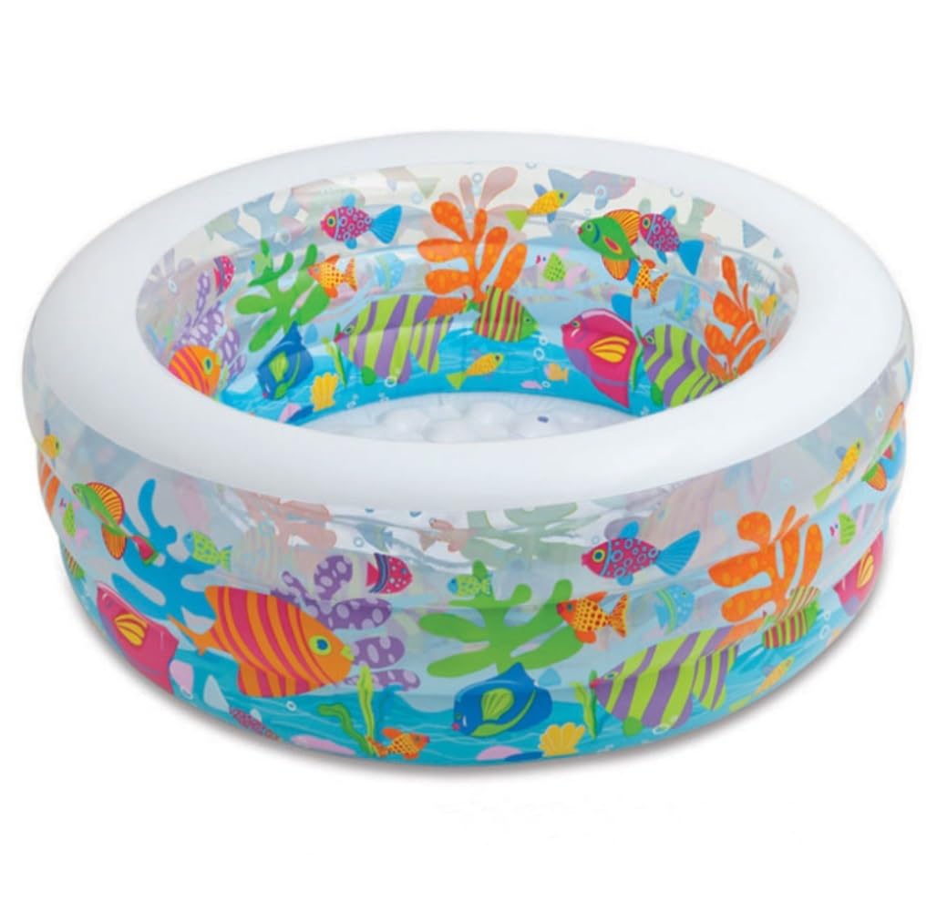 piscina, Piscina gonfiabile facile da impostare senza filtro rotonda e piscina for bambini estiva for pesci