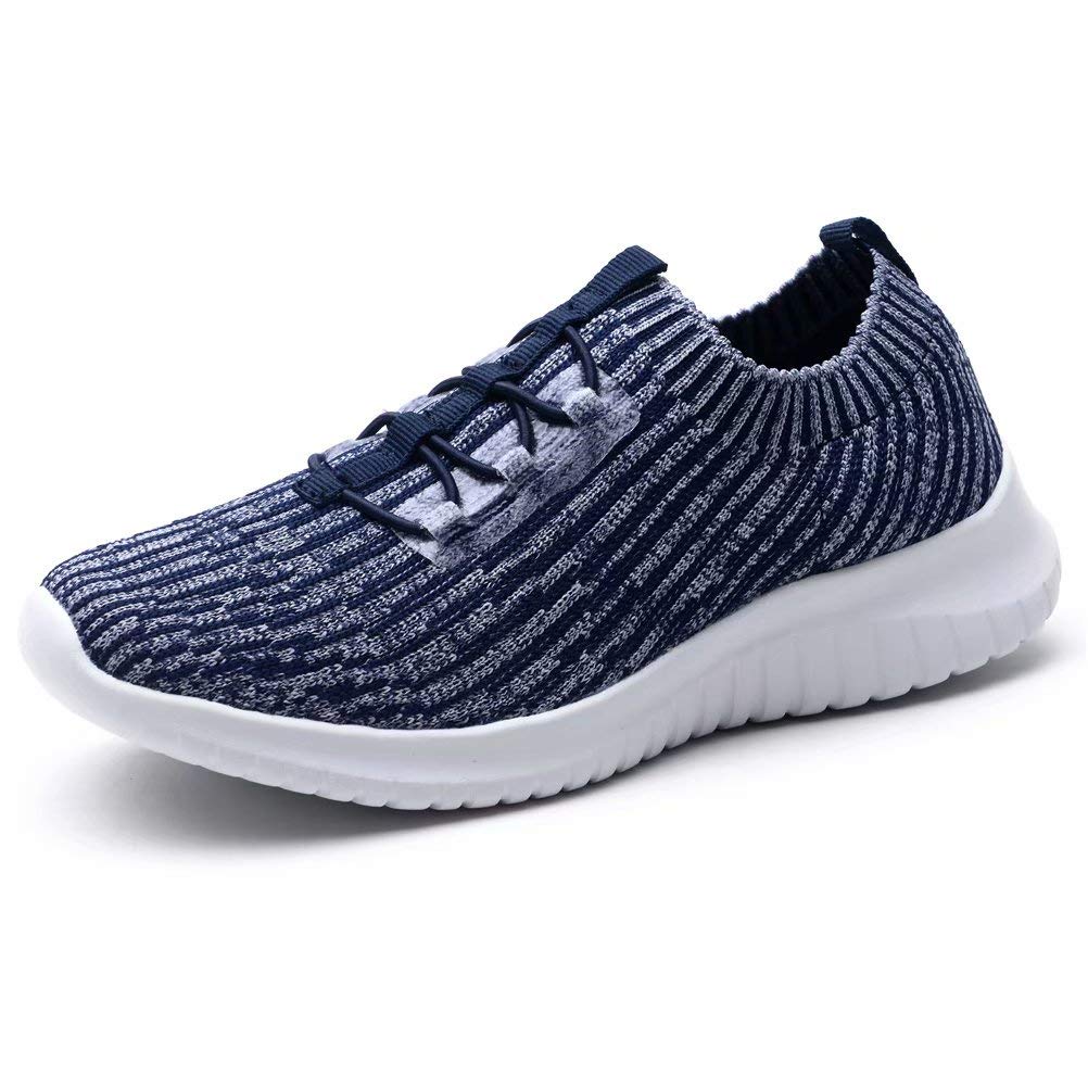 konhill Damen Sneakers Slip-on Walkingschuhe - Leichte Bequemen Sportschuhe Freizeitschuhe