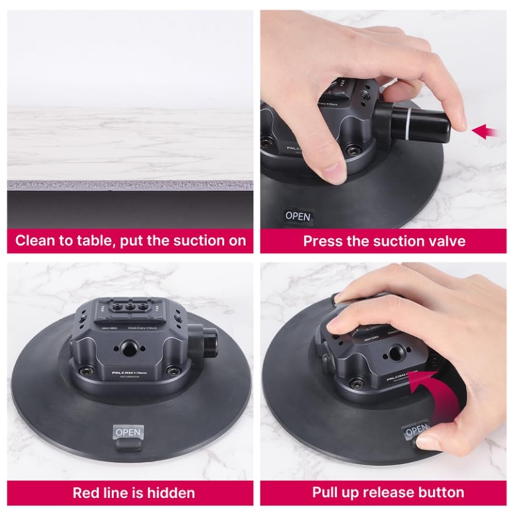 Amazon | Ulanzi 2567 FALCAM F22 クイックリリースサクションカップ