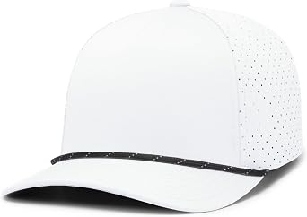 Pacific Headwear Unisex Adult Pacific Headwear Weekender Perforated Snapback Cap Rope Hat - Breathable Design for Outdoor Adventures and Casual Wear