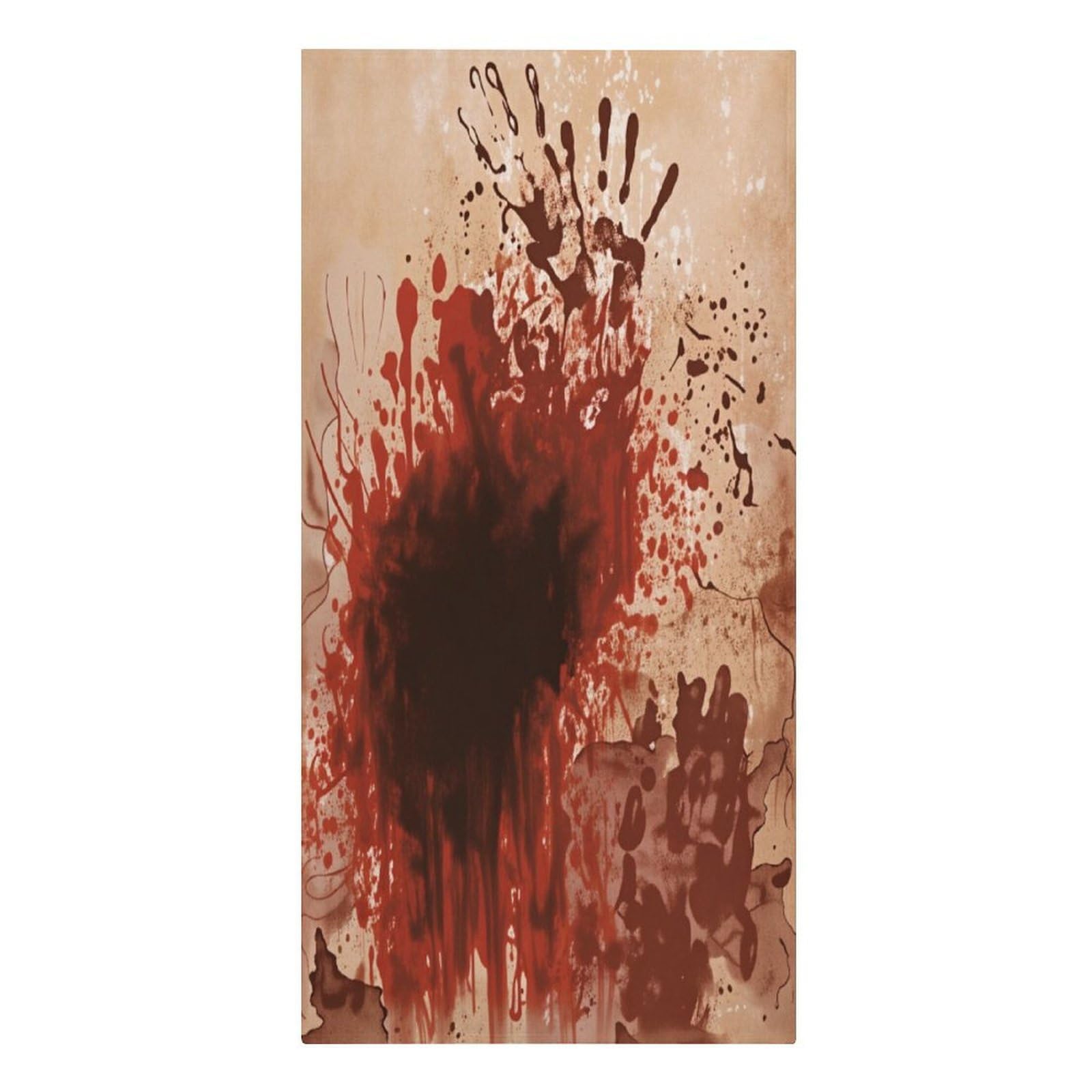 FWJZDSP Blood Splatter Handprint Oversized Microfiber Beach Towel, Quick Dry Lightweight Soft Large Bath Towel for Adult for Pool Camping Essentials Gym Yoga