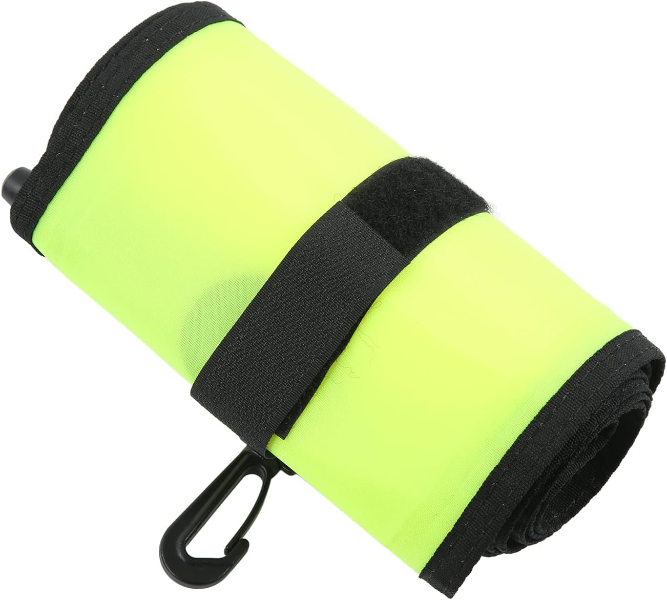 Scuba Gear Diving Accessories, Nylon Surface Marker Buoy 124cm x 15.8cm Closed Inflatable - High Visibility Reflective Tape, Built - in Safety Valve, Ideal for Safe Diving &