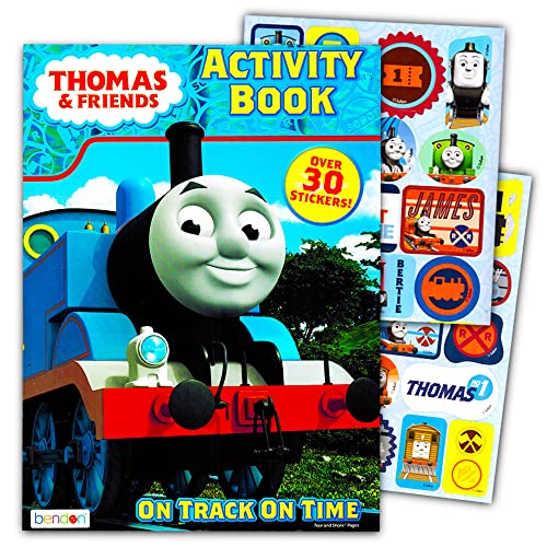 Thomas and Friends Book Set for Toddlers, Kids ~ Bundle with Coloring and Activity Book, 2 Thomas and Friends Board Books and Stickers | Thomas the Train Activity Set