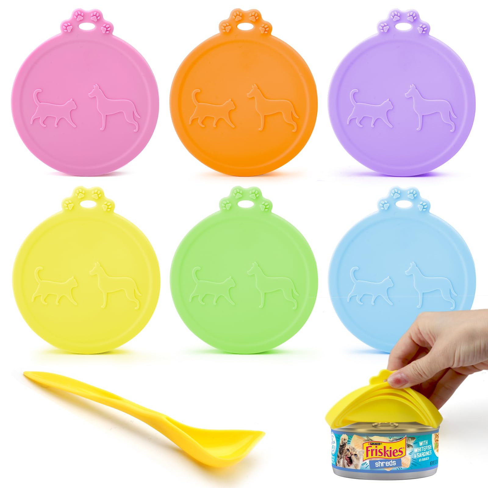 Universal Silikon-Deckel Für Tierfutterdosen – 3 Stück, Passt Auf Standardgrößen (85g, 155g, 340g), Spülmaschinenfest