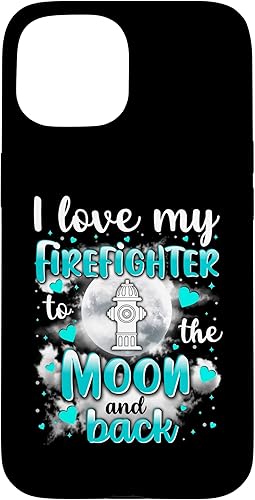 Miniatura 10 de iPhone 13 Firefighter Wife I love my husband to the moon and back Case