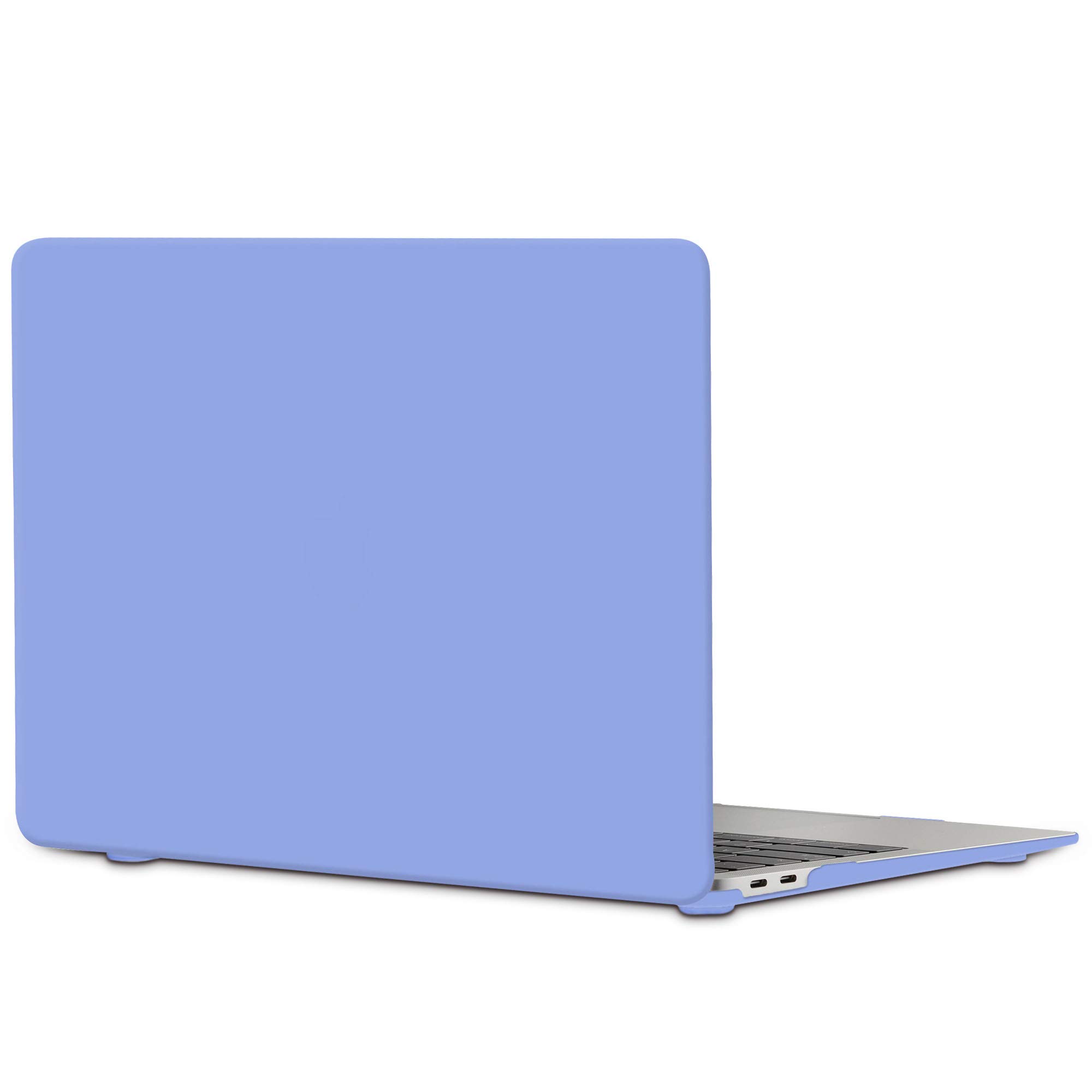TECOOL Custodia MacBook Air 13 Pollici Retina M1 2020 2019 2018 A2337 A2179 A1932 con Touch ID, Case Cover Opaca Rigida Plastica Ultrasottile +Accessori Copritastiera Silicone, Serenità Blu