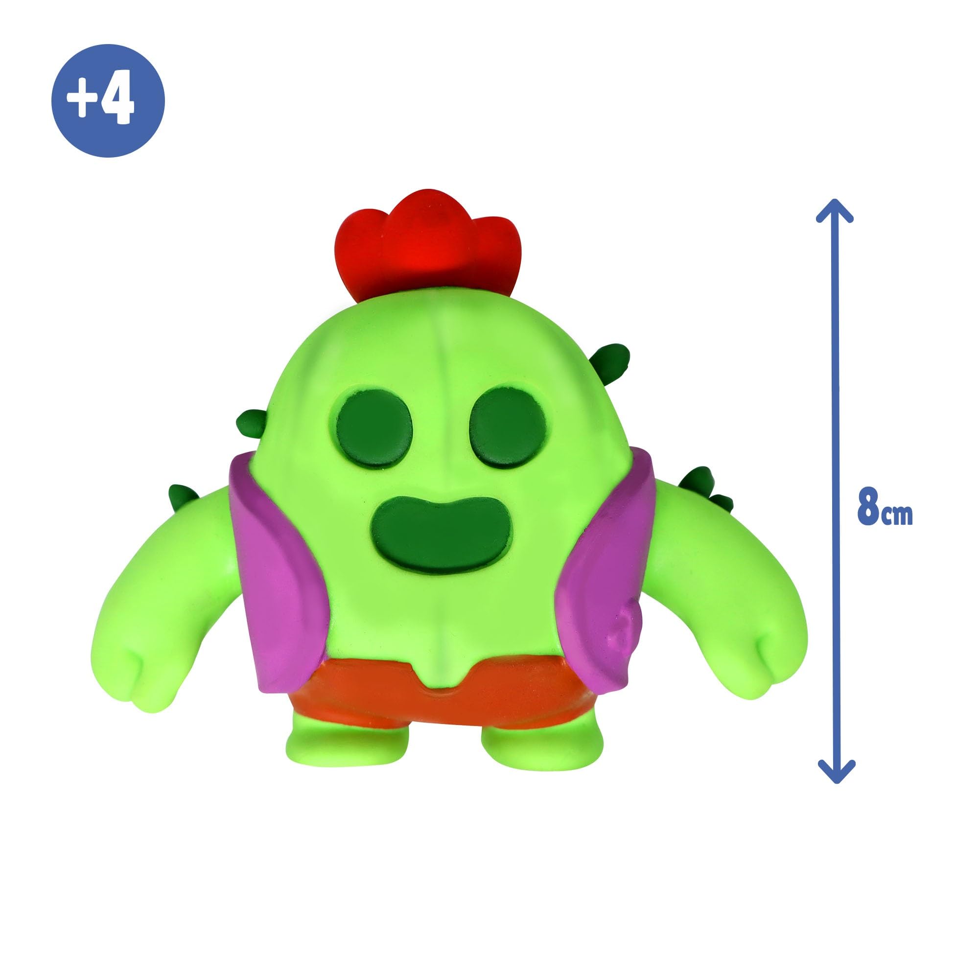 Bizak Monsterflex Brawl Stars Figurka Spike kolekcjonerska, super rozciągliwa, 13 cm, 10 do kolekcjonowania, dla dorosłych fanów kolekcjonerów i dzieci od 8 lat (64390009-2)