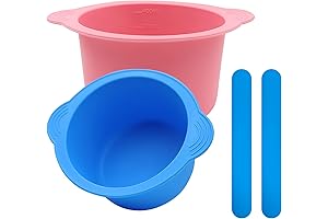 Silicone Replacement Wax Liners with Scraper Sticks