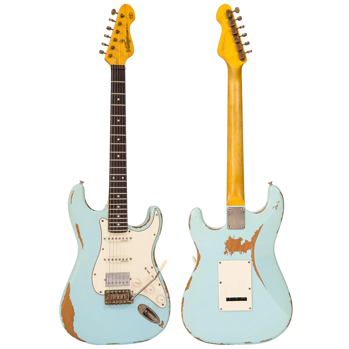 Amazon.com: Vintage Guitars Icon V6 Electric Guitar, Strat HSS