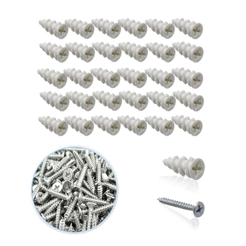 ❤️特別セール❤️ ボードアンカー 木ネジキット 石こうボード壁用アンカー Amazon | T.K.excellent ボードアンカー 木ネジキット 石こう