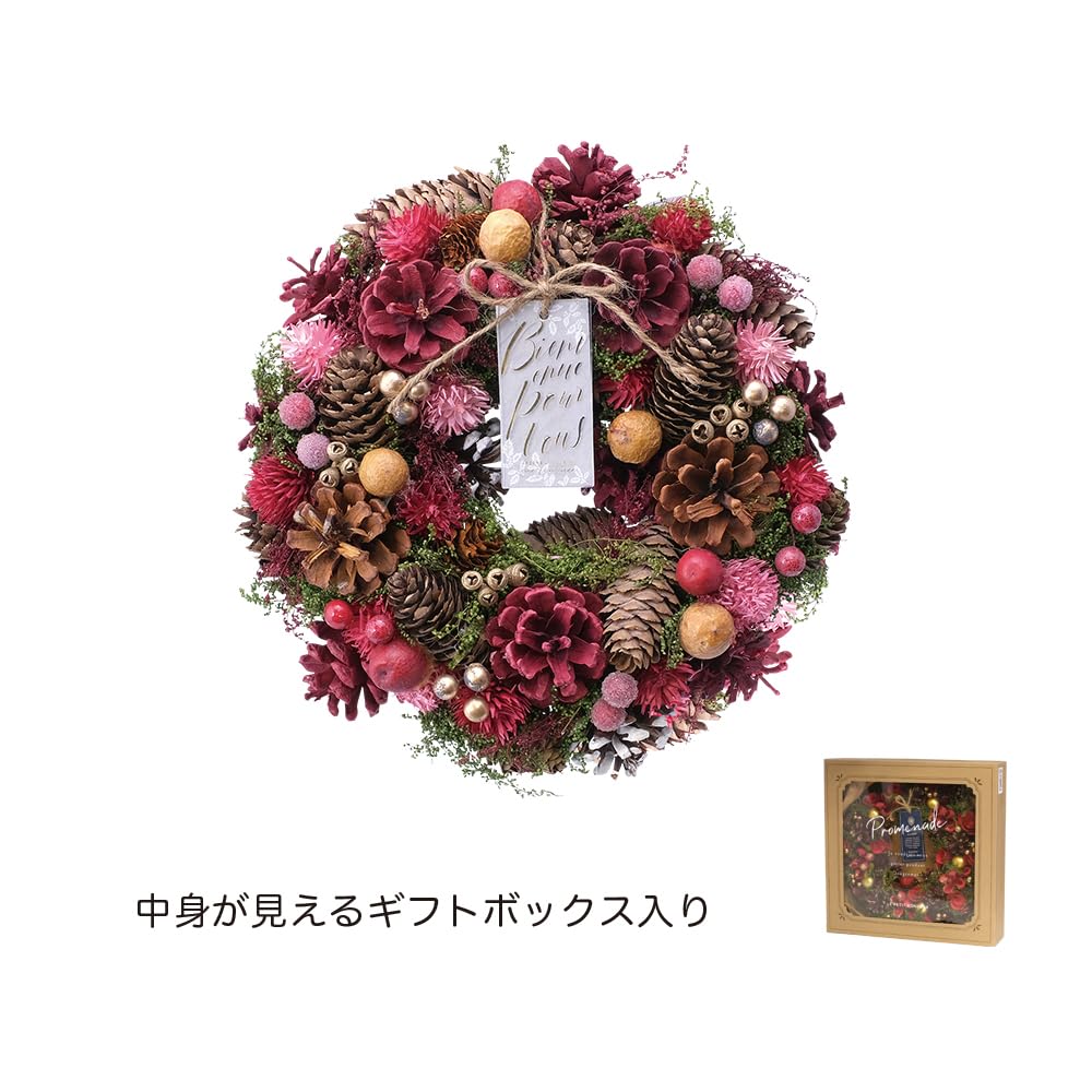 Amazon｜グリーンハウス CMナチュラルリース M CM1443-B｜フラワー