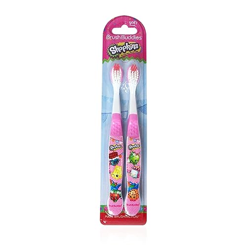 Brush Buddies Cepillo de dientes Shopkins de 2 piezas