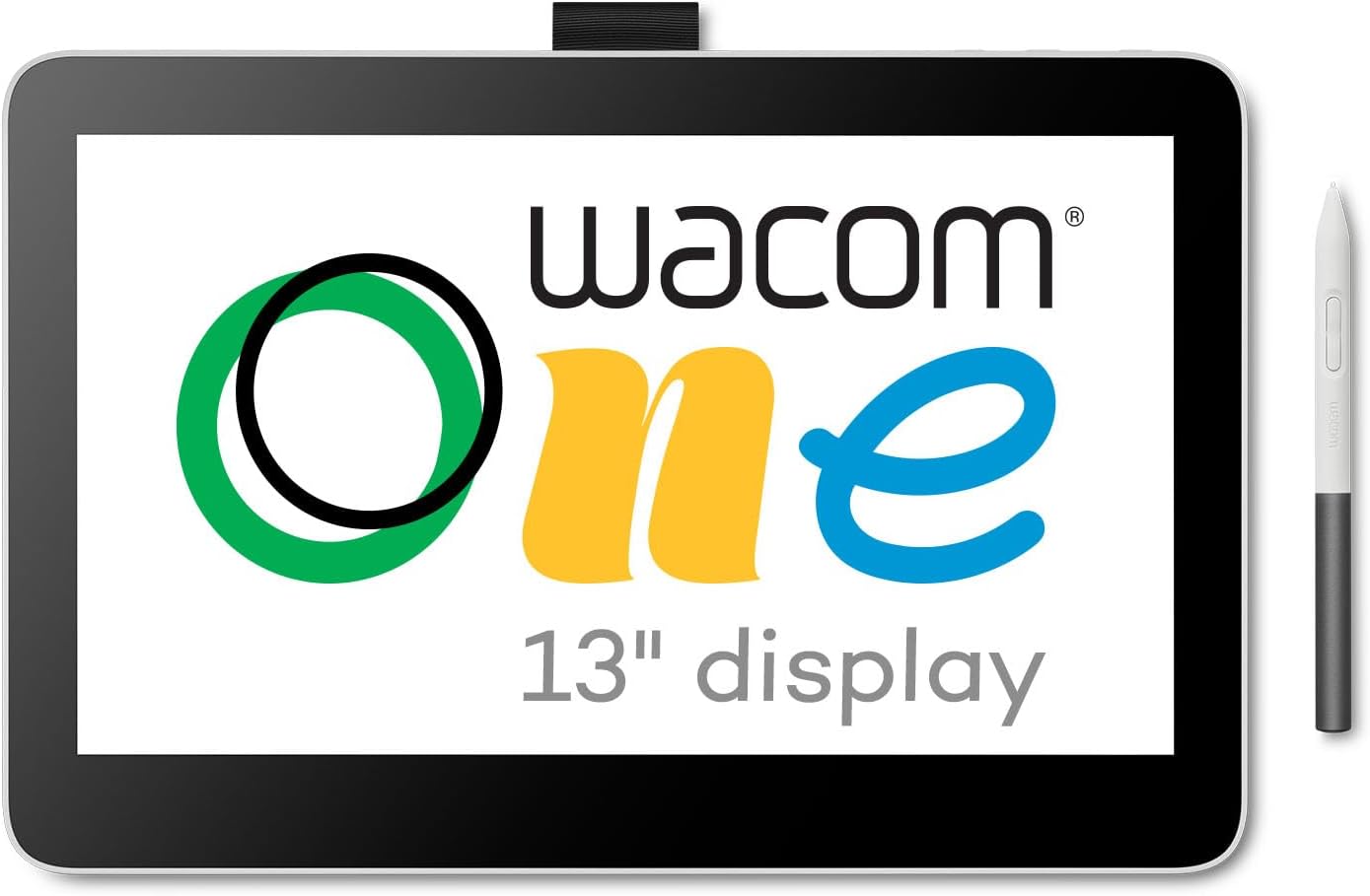 Wacom One 13 Touch Drawing Tablet with Screen, 13.3" HD Full Laminated Touchscreen Digital Art Tablet with Creative Software and Education, Graphics Drawing Tablet for Mac, Windows PC, Chromebook