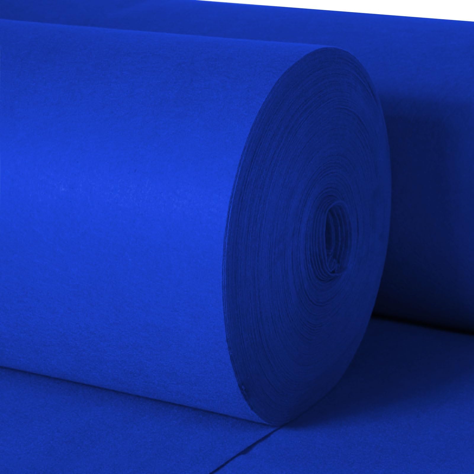 Blauer Gang-Läufer, Hochzeitsteppich, 1 m x 10 m, 1,5 m x 20 m, Laufsteg-Teppich, Rolle, 2 mm dick, Braut-Gehweg-Teppich, Läufer für Party, Kirche, Hochzeiten im Innen- und Außenbereich ( Size : 1.5x3