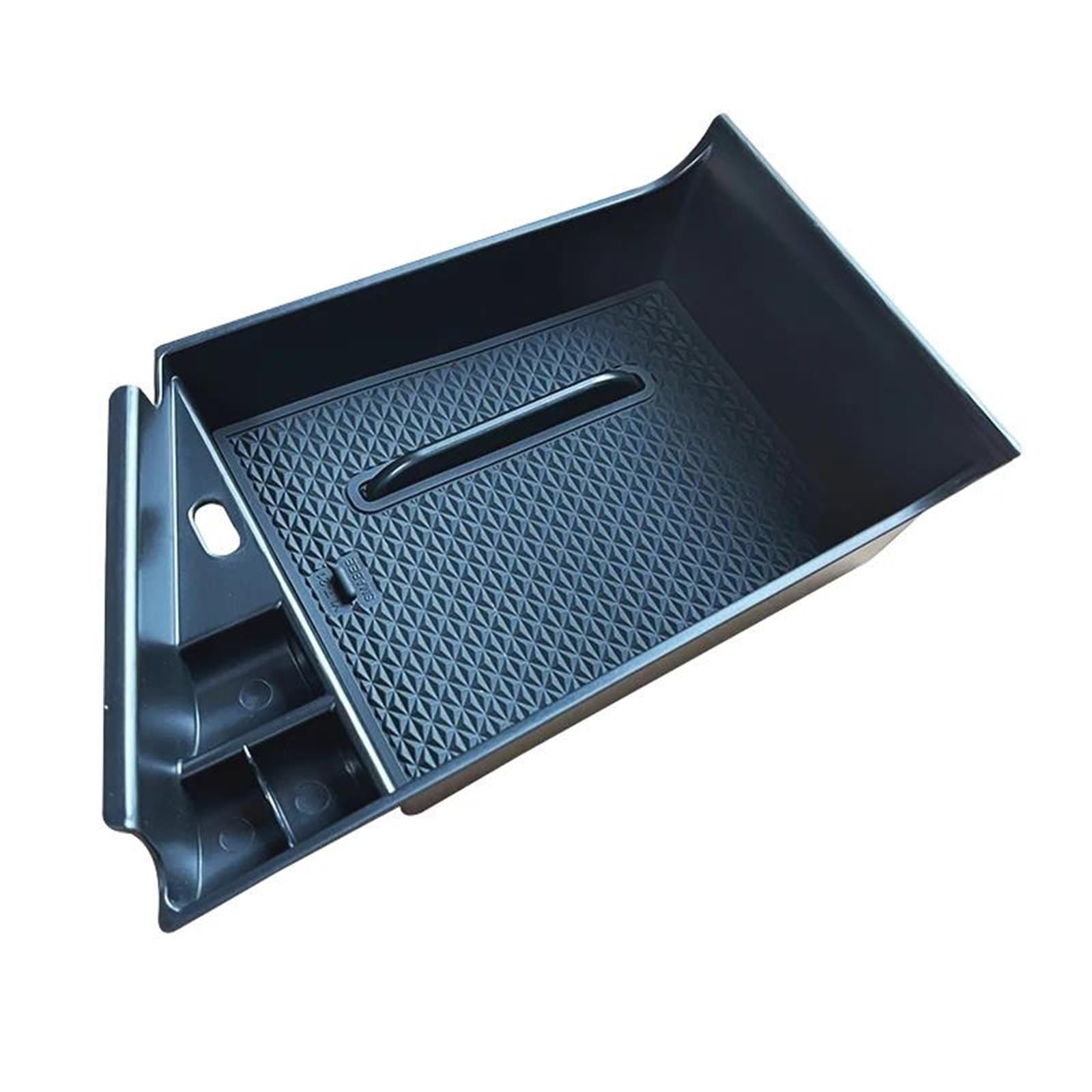 TOPOLVLCKC Armrest Storage Box For Hyundai For Elantra CN7 2021-2023 Car Center Armrest Storage Box Container Glove Organizer Case Left-Hand Drive (Black pad Box)