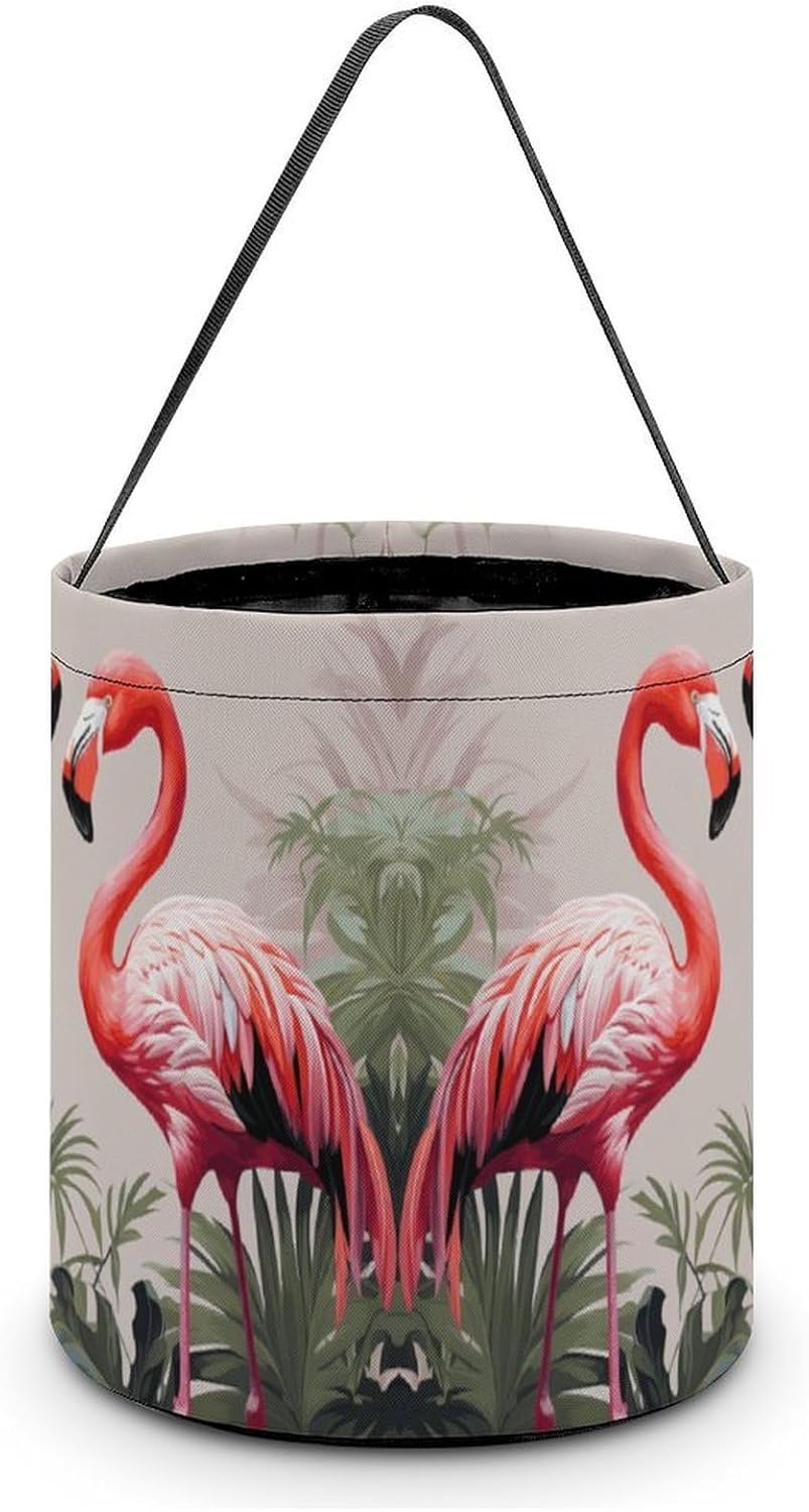 Flamingo Birds on Background...