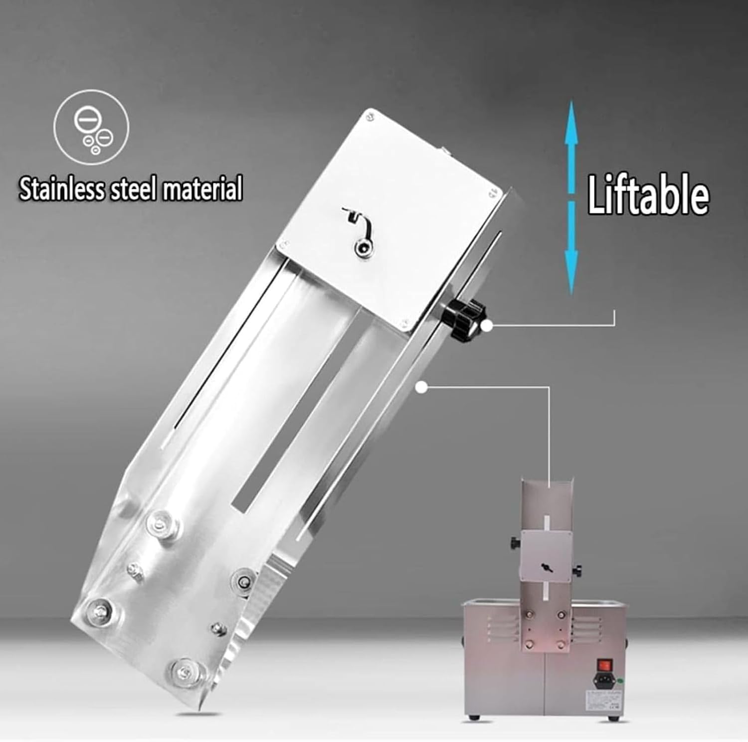 Ultrasonic Record Cleaner, 6.5l Ultrasonic Vinyl Disc Cleaner, 0-30 Minute Timer and Temperature Control, Dual Frequency Vibration Cleaning, for Metal, Glasses, Jewellery Etc