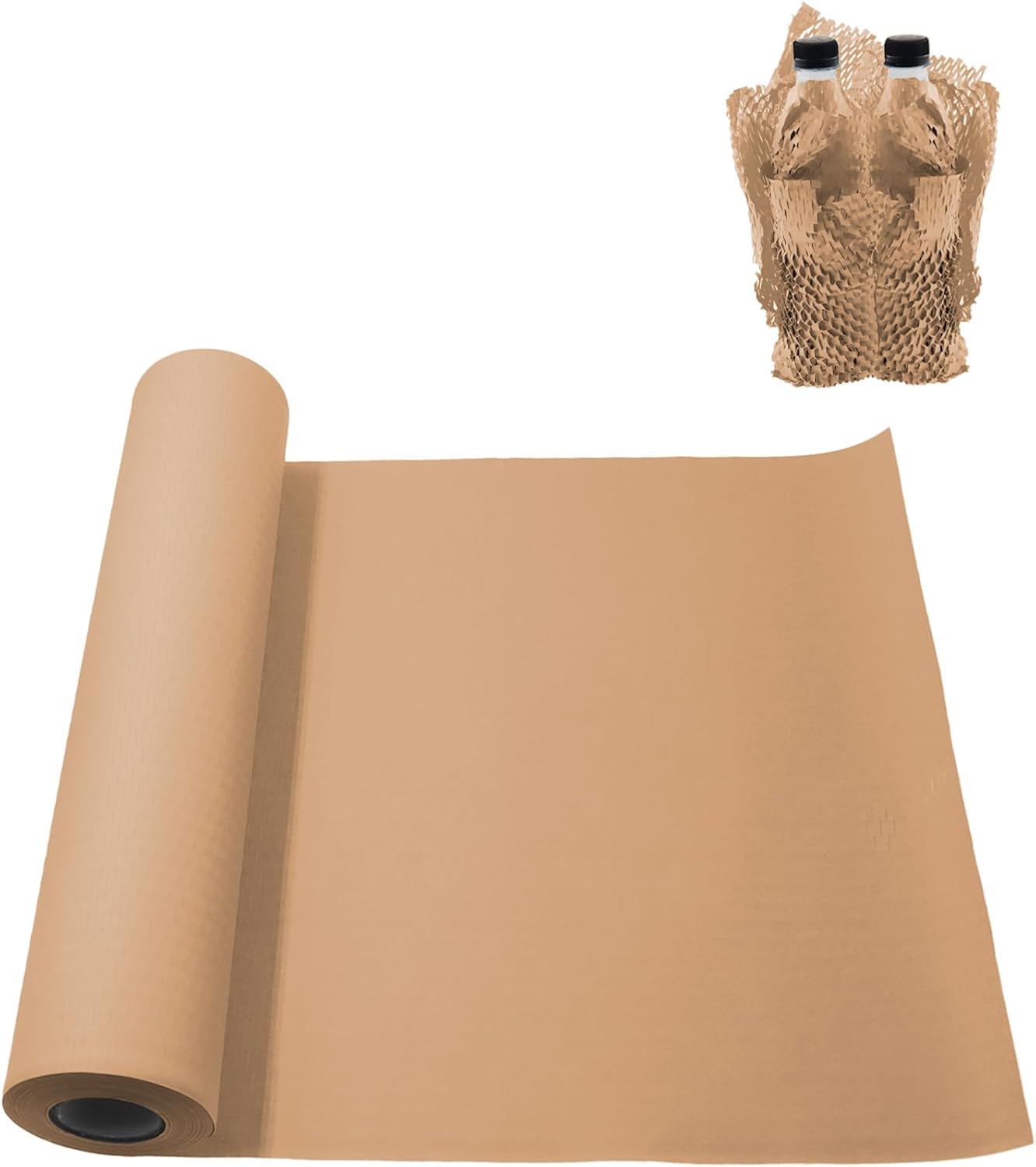 Honeycomb Cushioning Wrap Paper Roll,ULIFESTAR Honeycomb Kraft Packing Paper,Alternative To Bubble Wrap Roll,1PC Recyclable Honeycomb Packing Paper for Shipping Moving Blue, 30cm*100m/11.81"*328ft