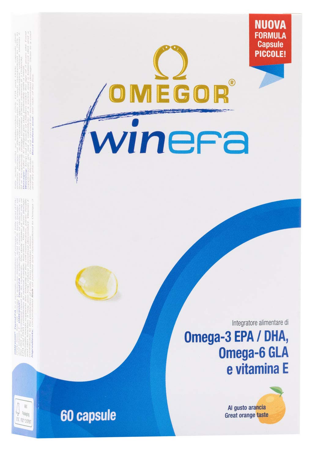 Buy OMEGOR TwinEFA Omega3, EPA, DHA and Omega6 GLA Supplement 60 s