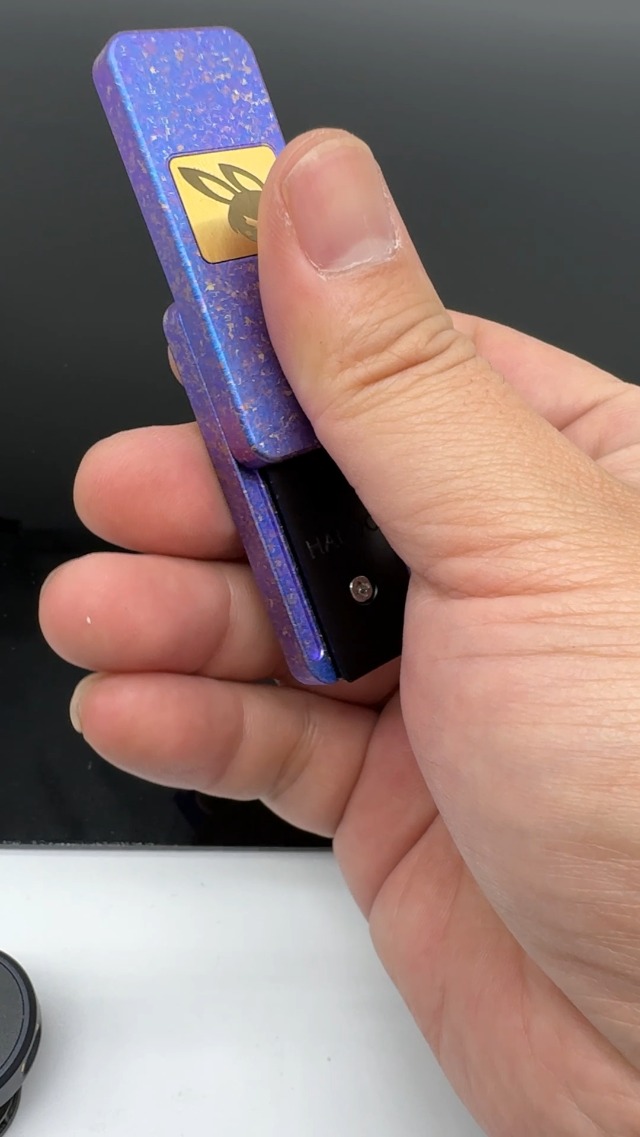 Amazon.co.jp: 傲慢なウサギ EDC フィジェットスライダー チタン合金