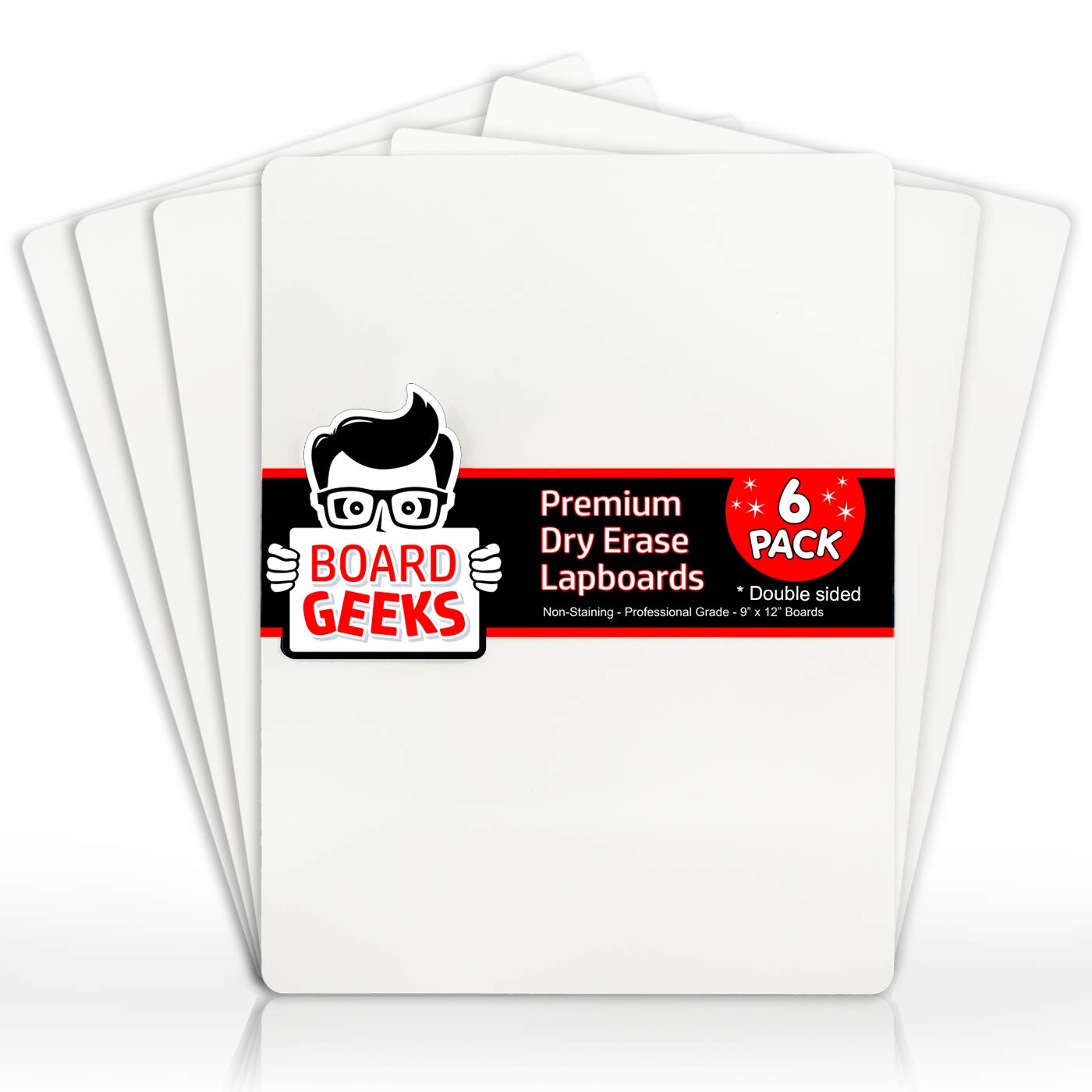 Buy Board Geeks Dry Erase Lapboards 9"x12" 6 Boards for Teachers