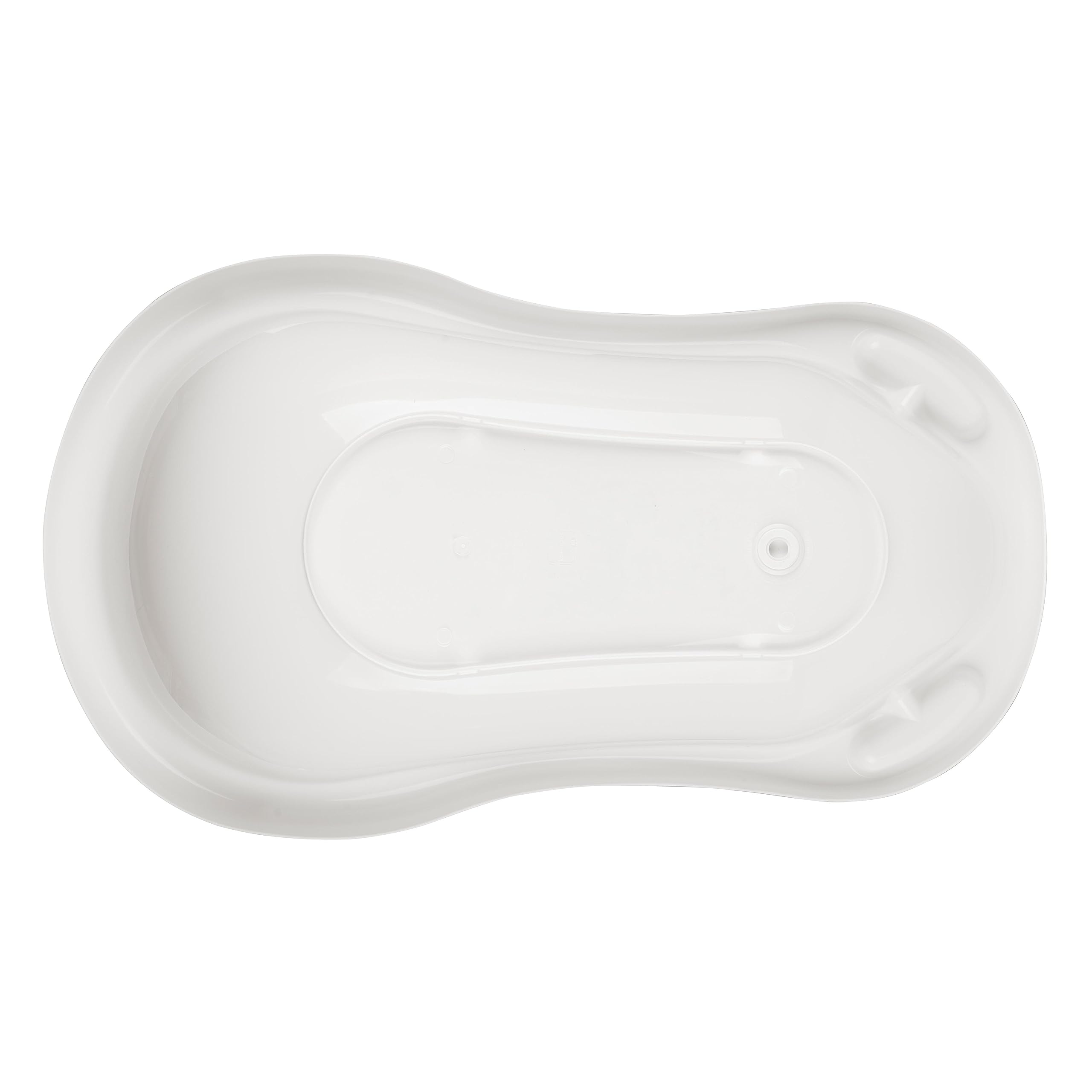 keeeper Bañera Ergonómica con Tapón Arcoíris, De 0 a 12 Meses, 84 cm, Maria, Blanco