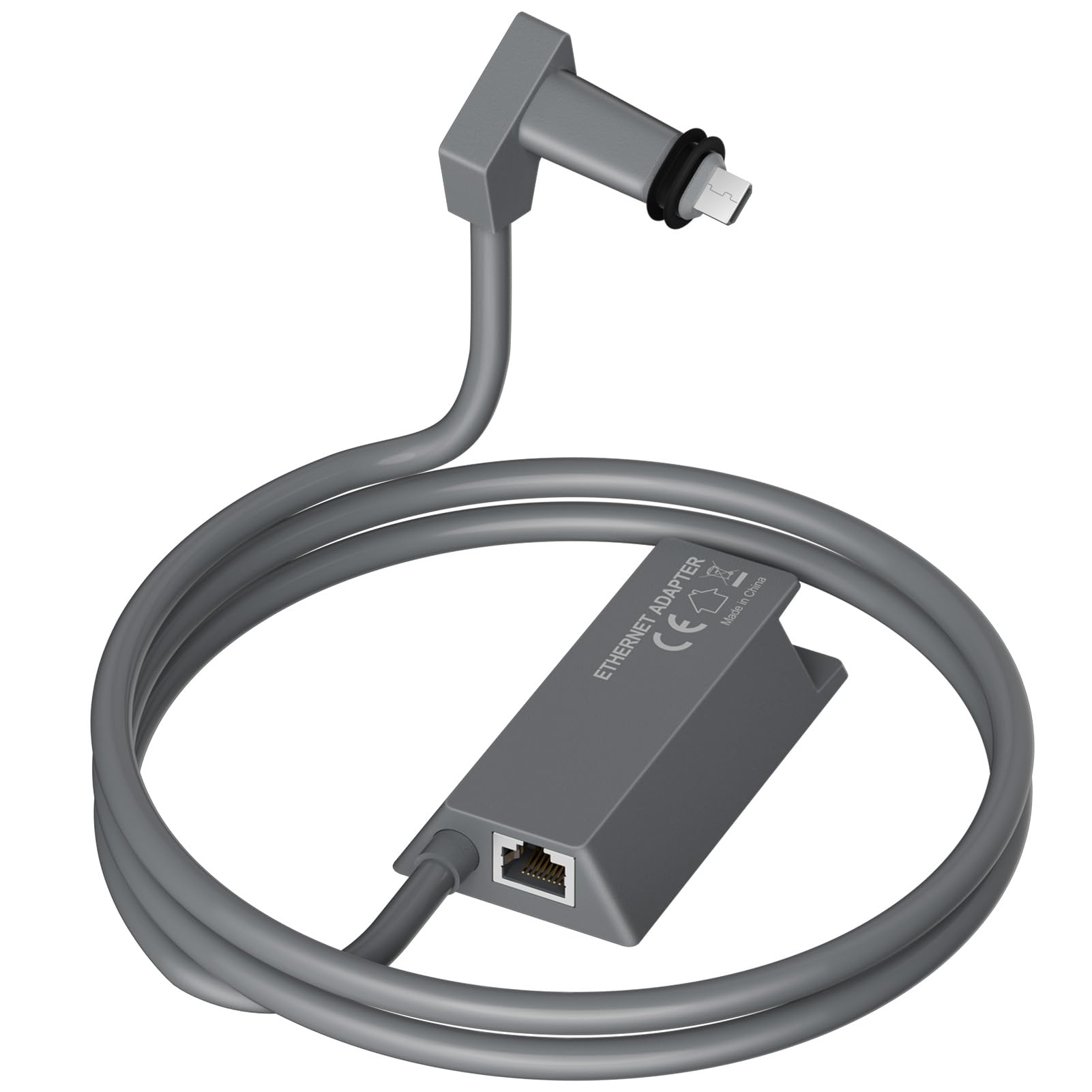 Mwin Adattatore Ethernet per Starlink Gen 2 - Accessori Starlink per Kit Internet Satellitare V2, Adattatore Ethernet Powerline per Rete Esterna Cablata Veloce e Stabile, Lunghezza del Cavo: 89 cm