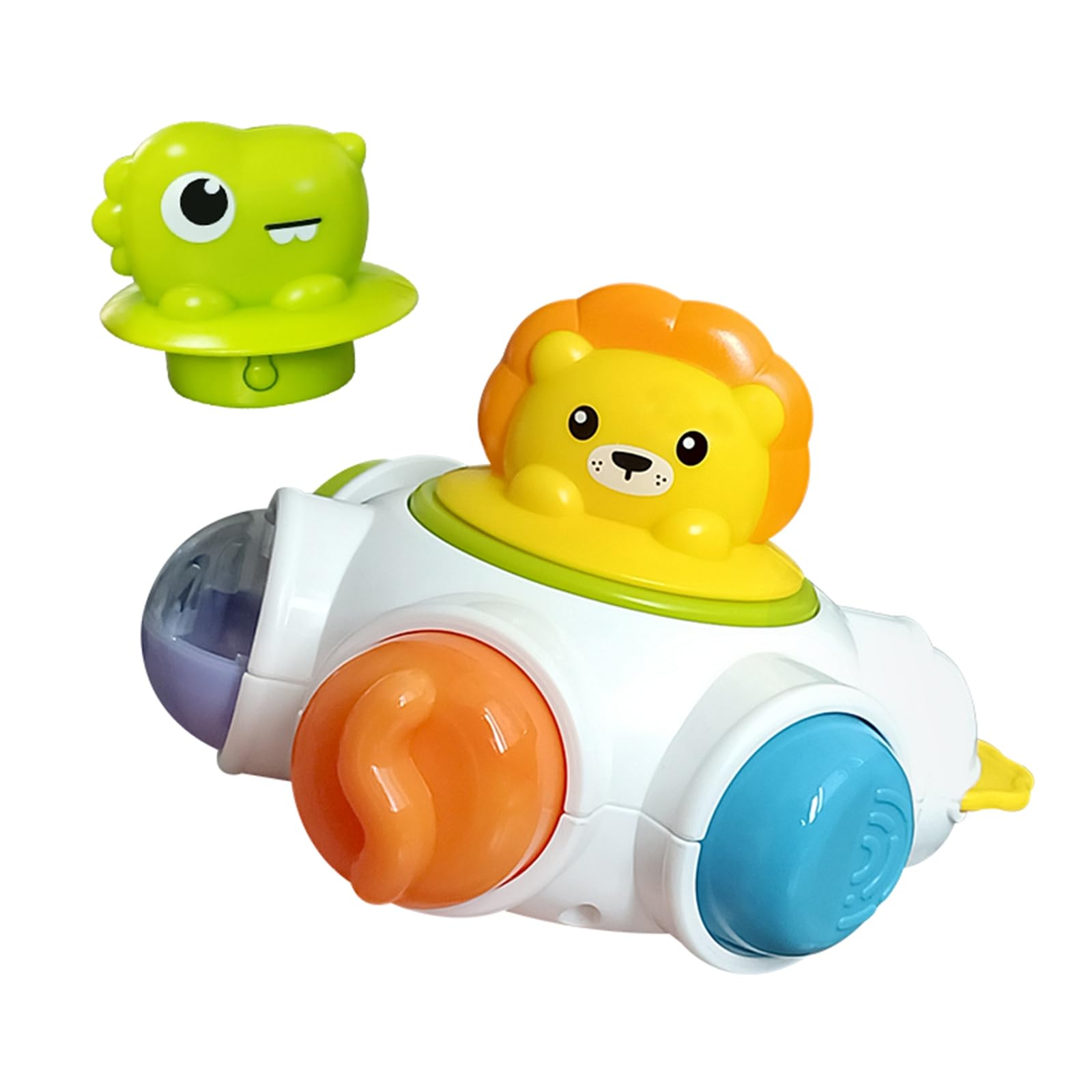 ElapseGlow Montessori Sensory Toy for Toddlers - Busy Ball with Sound, Music & Vibrant Colors. Promotes fine Motor Skills, Hand-Eye Coordination, and Sensory Development. Perfect Travel Gift
