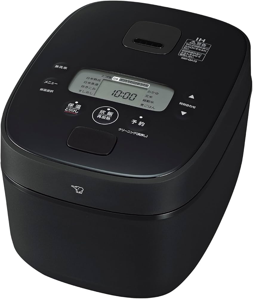 ［新品未開封］象印 炊飯器 NW-QA10-BA 5.5合 Amazon.co.jp: 象印マホービン 炊飯器 5.5合 ブラック NW-QA10-BA